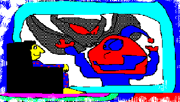 One of Pauls Drawings in Paint